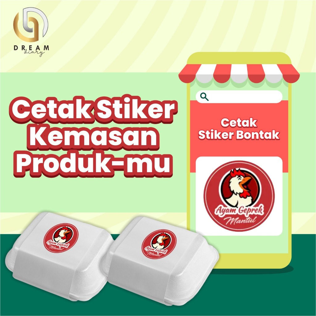 

STIKER LABEL - STIKER LABEL PRODUK KEMASAN MAKANAN MINUMAN BOTOL TRANSPARAN CUSTOM MURAH