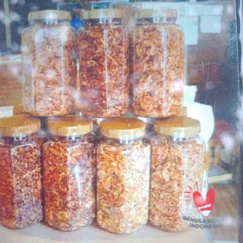 

Bawang Goreng Brebes Asli Premium 200gram Tanpa Campuran & bawang Kiloan