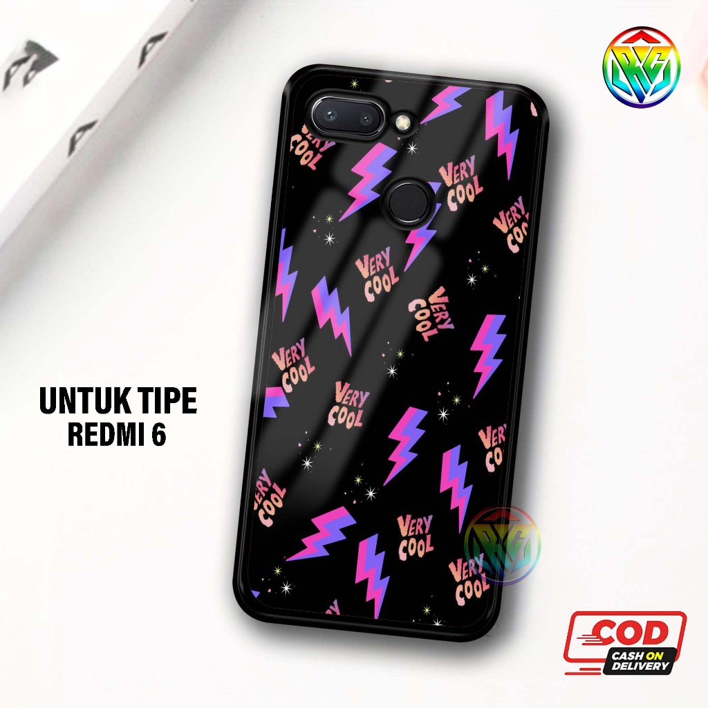Real Case Xiomi Redmi 6 Terbaru Case kilau - New Case Glossy casing Hp Xiomi Redmi 6 [Motif PTR] - H