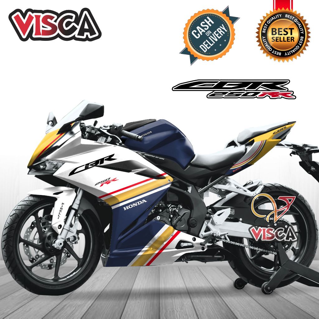 Decal CBR 250 RR Full Body Stiker CBR 250 RR Full Body Striping CBR 250 RR Variasi Keren Decal Holog