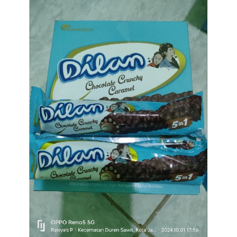 

coklat dilan 1 dus Isi 12 pcs