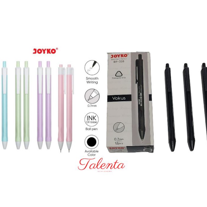 

DISKON Pulpen VOKUS PTL Ball Pen BP342 7 mm Triangular Grip 1Lusin