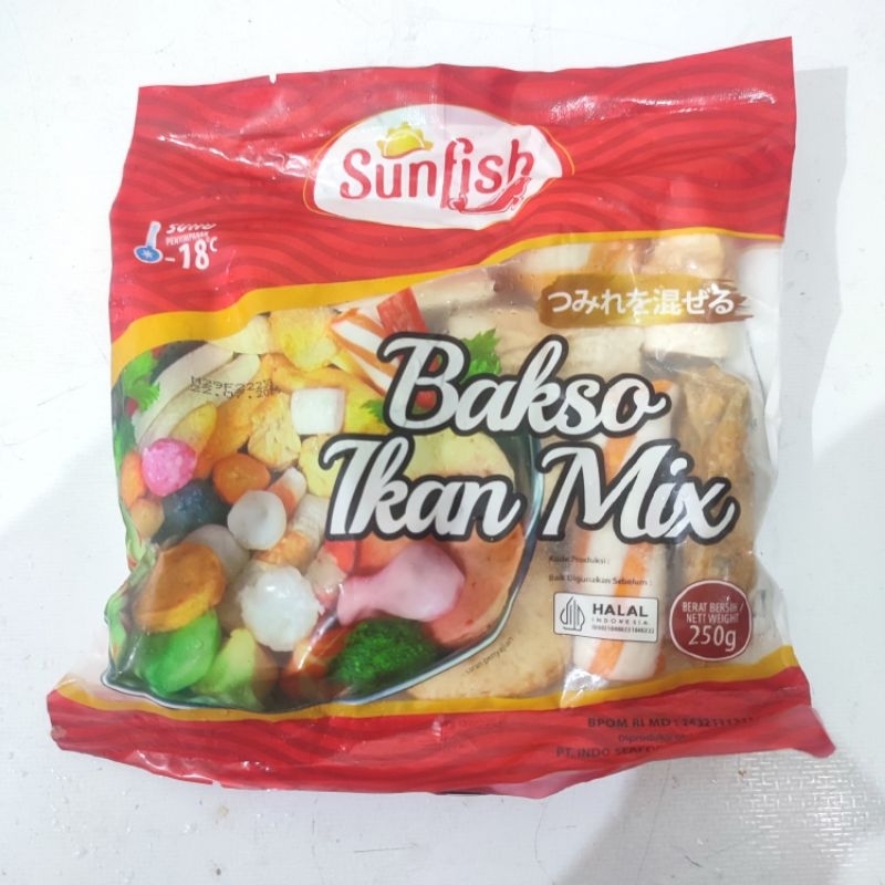 

Sunfish bakso ikan mix 250gr