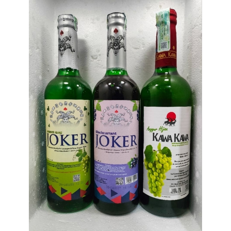 

Anggur/Blackcurrant Kemasan Botol Kaca - Wajib menambahkan Ekstra Packing