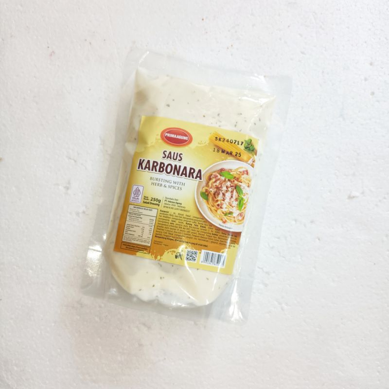 

Saus Karbonara Prima Agung 250g