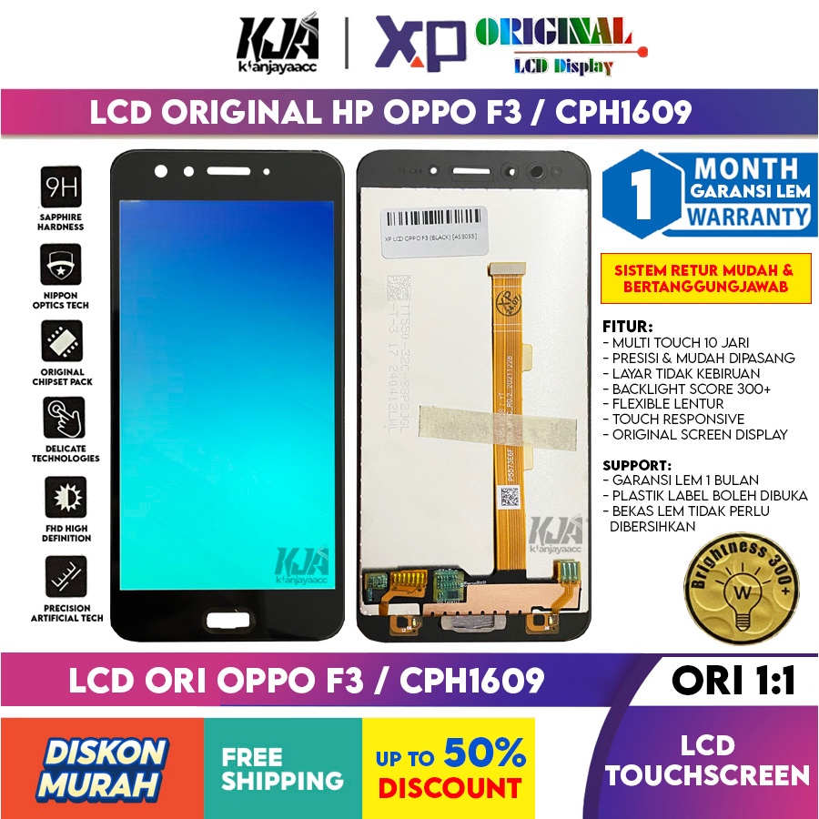 ❤️ LCD Original ❤️ Oppo F3 / CPH1609 LCD Touchscreen Hp ORI