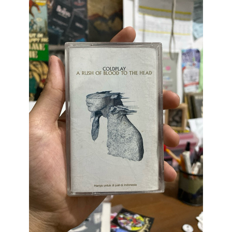 Kaset Coldplay "A RUSH OF BLOOD TO THE HEAD"