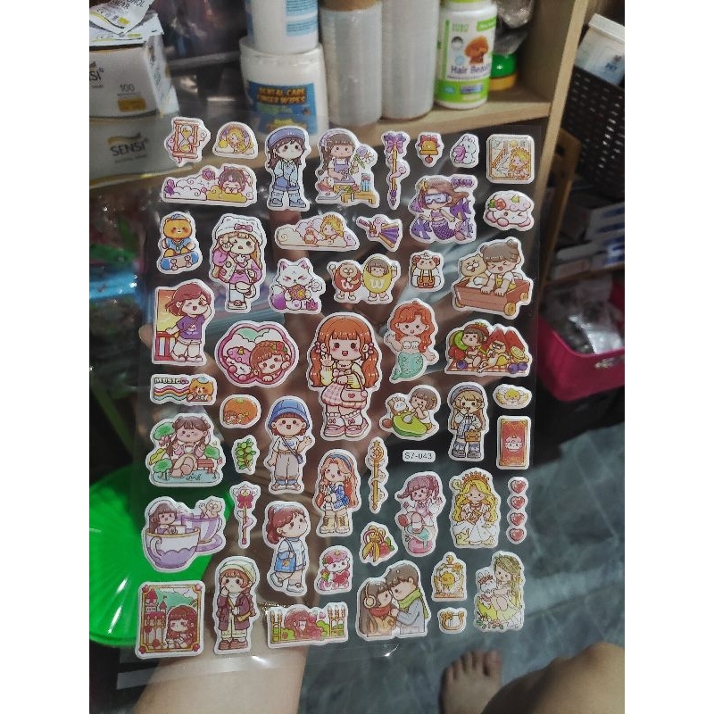 

STIKER 3D PUFFY STIKER TIMBUL KARAKTER LUCU MOMO 30x20cm