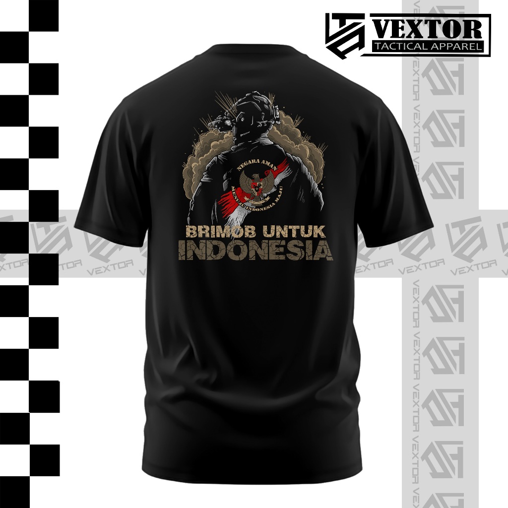 Baju Kaos Tactical Brimob Untuk Indonesia