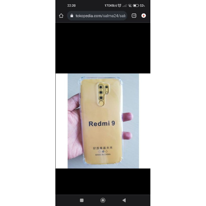 promo murah Anticrack Redmi 9 Anti Crack Hp Xiaomi Redmi 9 Anticrak Soft case redmi 9 jellycase akse