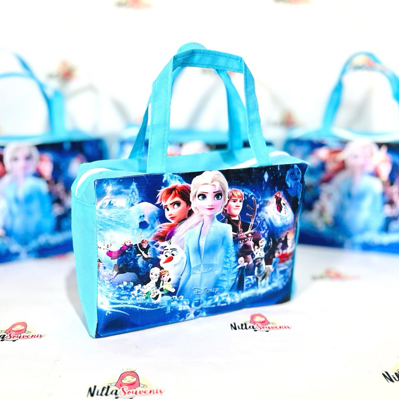 

TAS SNACK ULANG TAHUN SOUVENIR ULTAH ANAK RESLETING FROZEN READYSTOCK SIAP KIRIM