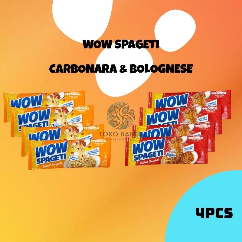 

Wow Spageti Carbonara Bolognese Mie Spageti Siap Saji Makanan Instant Paket Wow Spaghetti Carbonara Bolognese