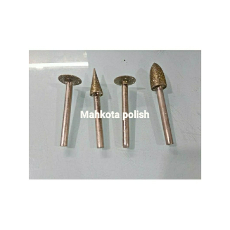 mata untuk grafir/ukir batu granit/marmer satu set isi 4pcs