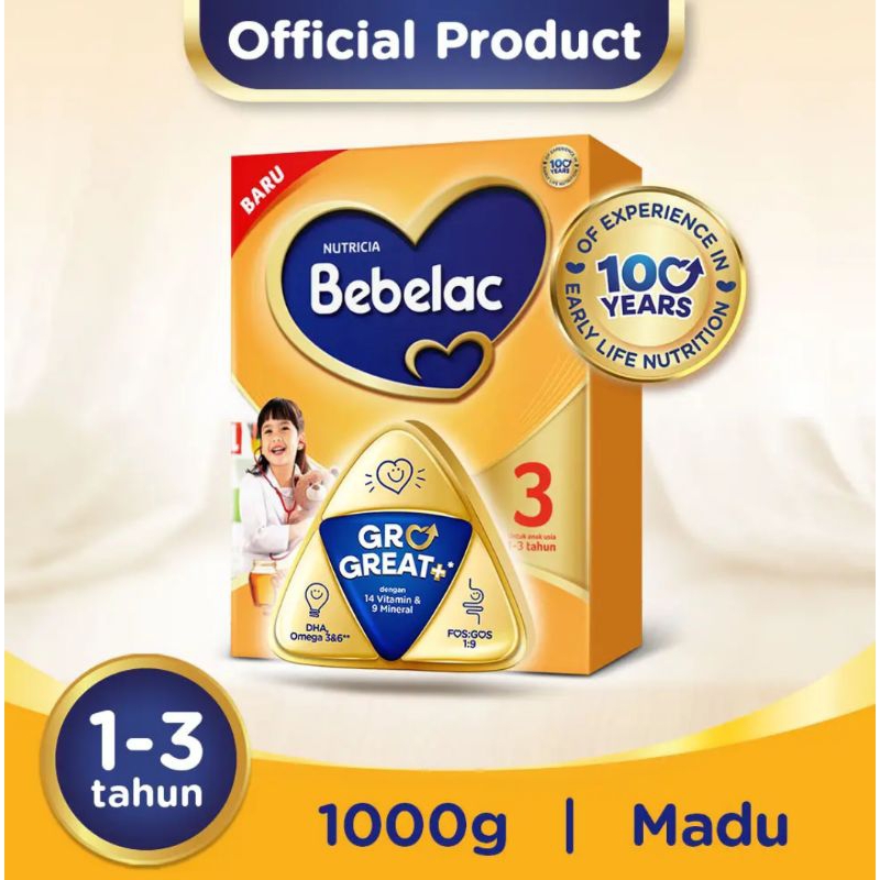 IT - Bebelac 3 Susu Pertumbuhan Madu 1000 gr / 1 kg