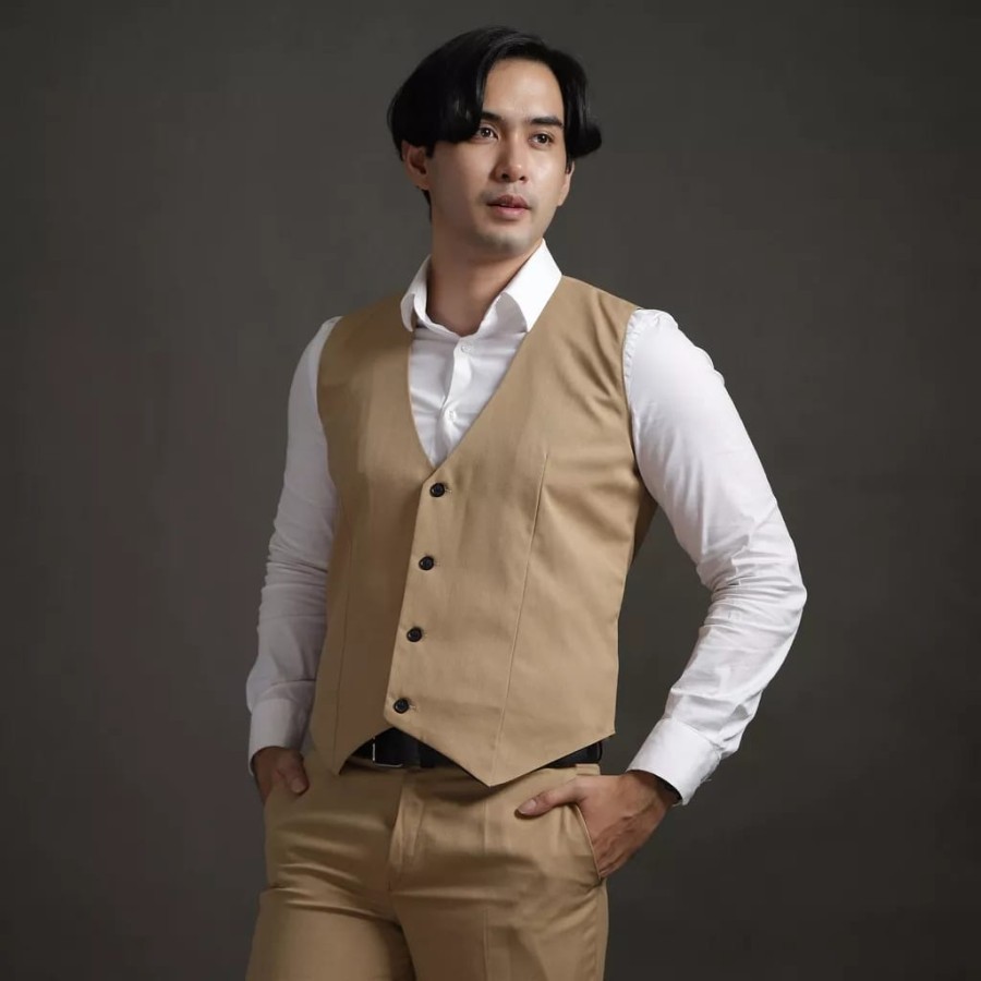 HEMAT JAS ROMPI PRIA MODERN - ROMPI NIKAH - ROMPI KANTOR - VEST PRIA ROMPI FORMAL 2025