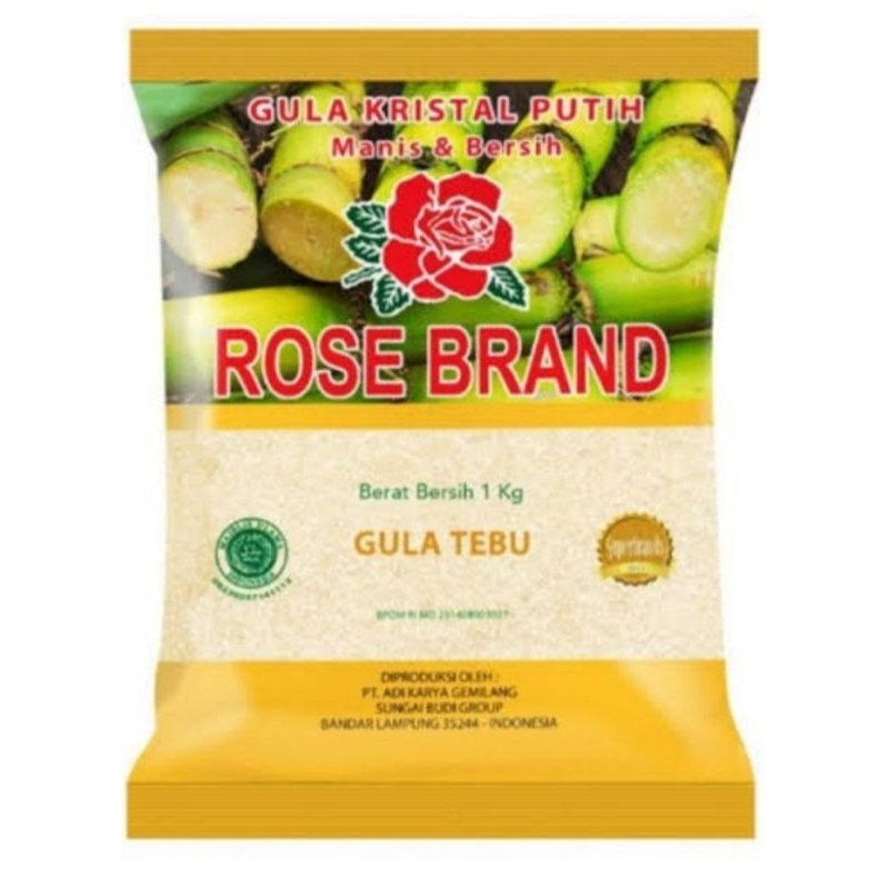 

gula pasir rose brand(p o hanya untuk pengemasan)