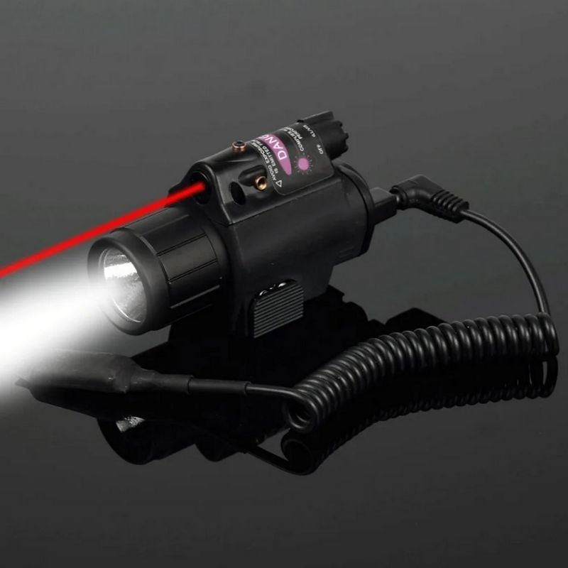 senter dan laser merah