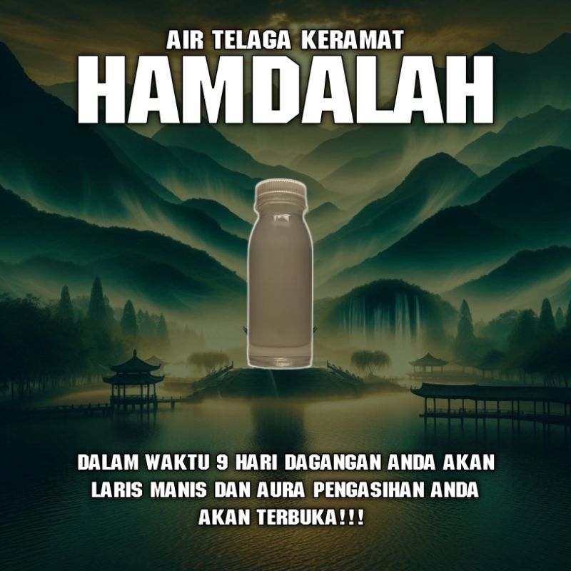 

( COD ) Air telaga keramat hamdalah
