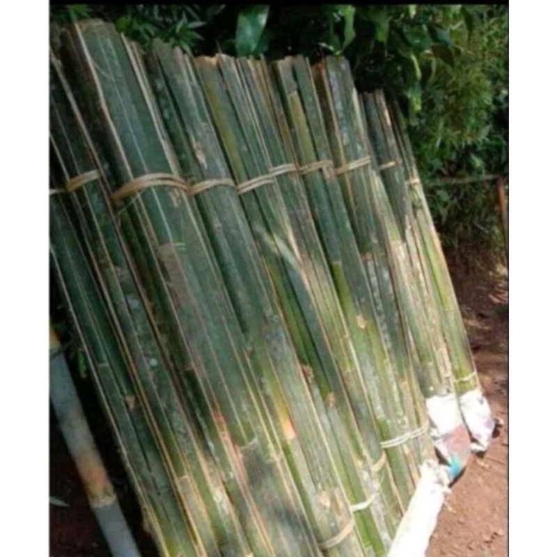 bambu bilah 150cm  untuk pagar taman kandang hewan