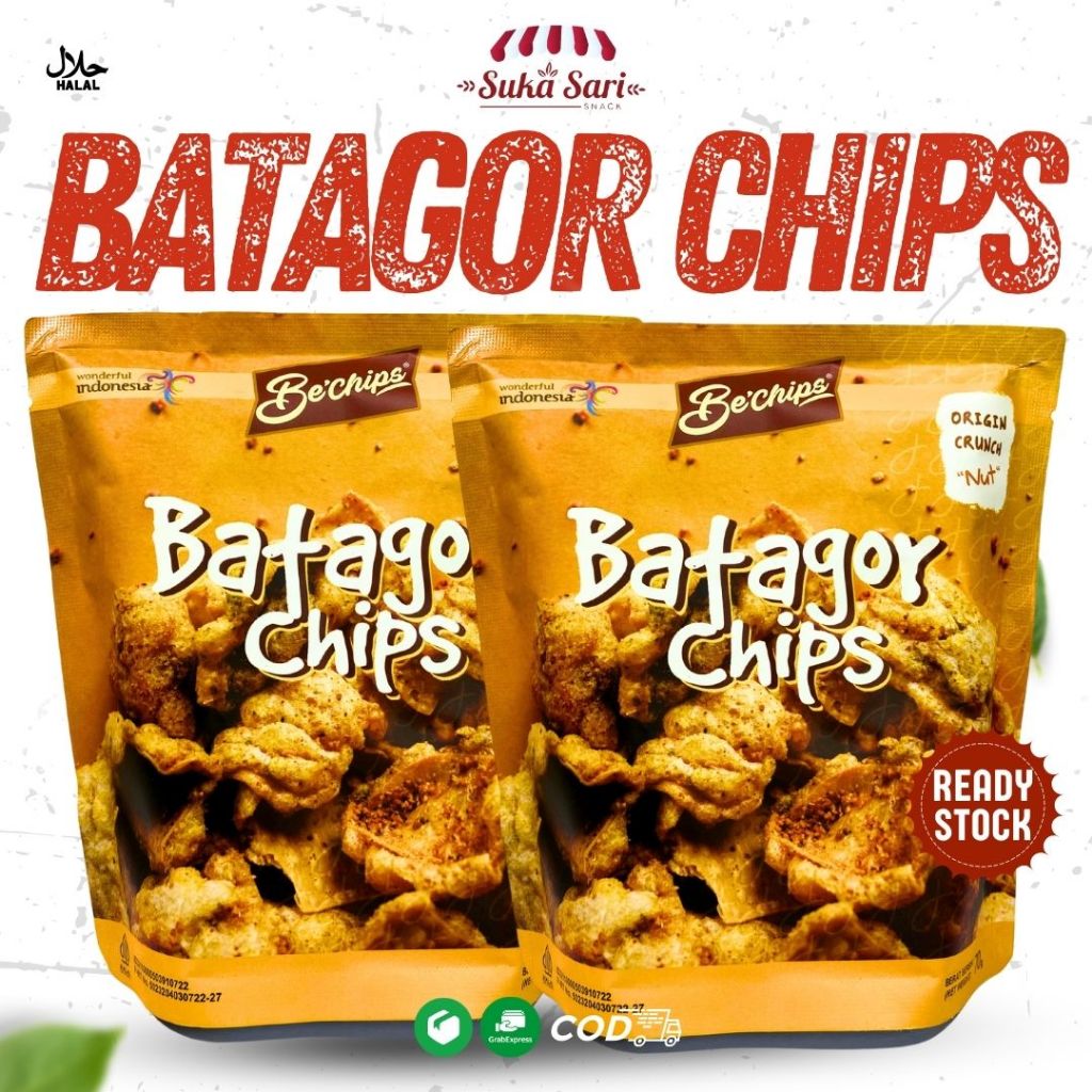 

Batagor Chips BeChips Keripik Batagor Khas Bandung Cemilan Kekinian | Sukasari Snack