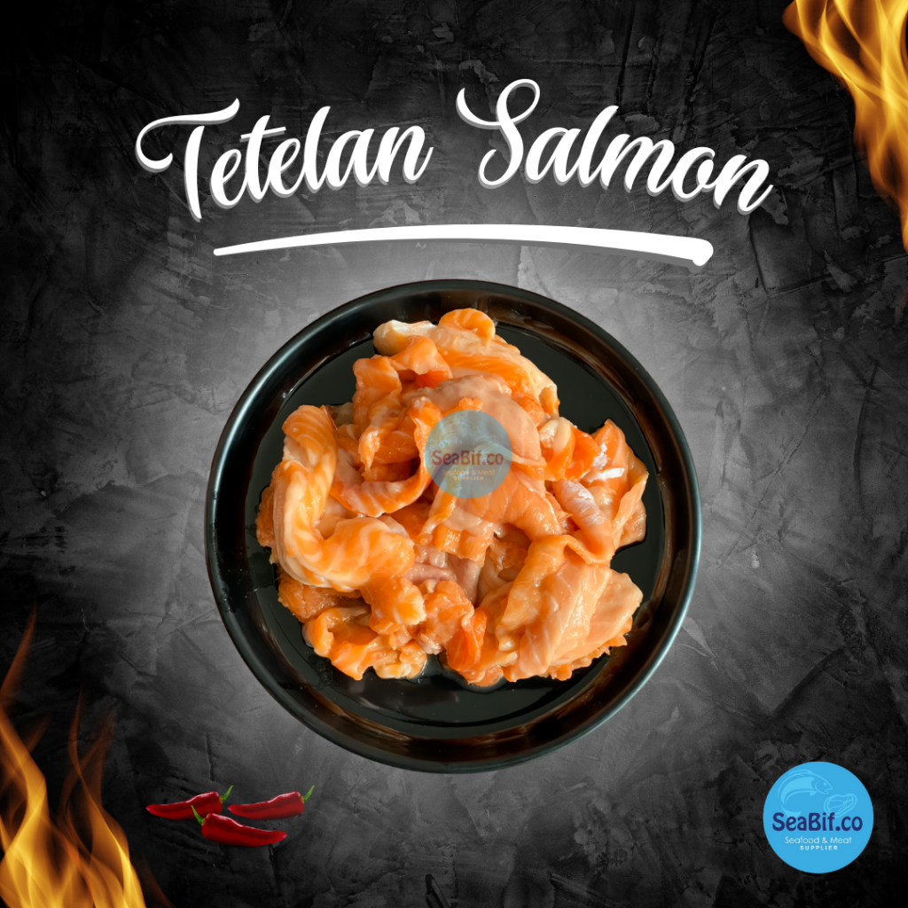 

Tetelan Salmon Grade B tanpa tulang (Norwegian Salmon Trout) 500gr - Seabif