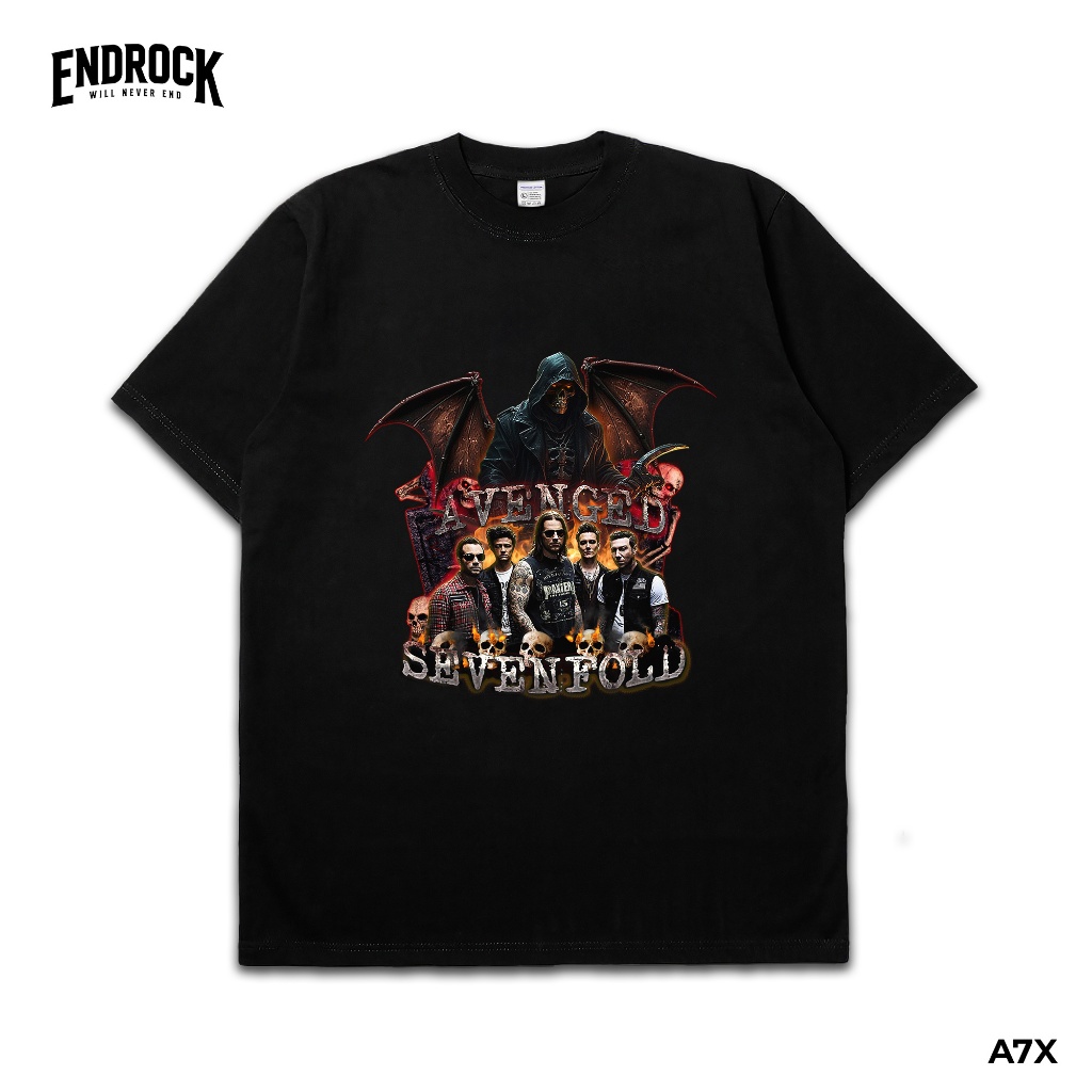 Kaos Regular Original Endrock Tema "A7X"