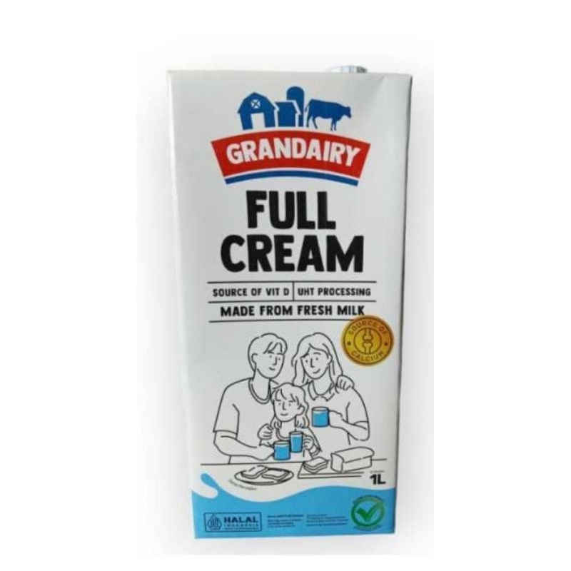 

SUSU UHT GRANDAIRY FULL CREAM 1L