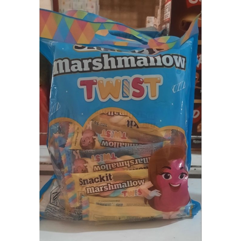 

SNACKIT MARSHMALLOW TWIST 1 pack isi 24 pcs