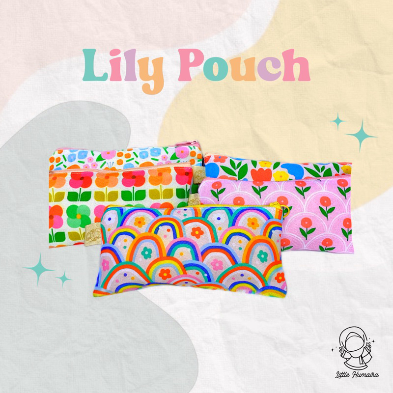 

Lily Pouch | Pencil Case | Pouch Make up | Pouch Baby (Ready Stock)