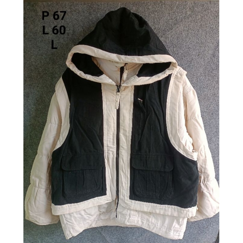 vintage Salomon Doble rompi jaket unisex