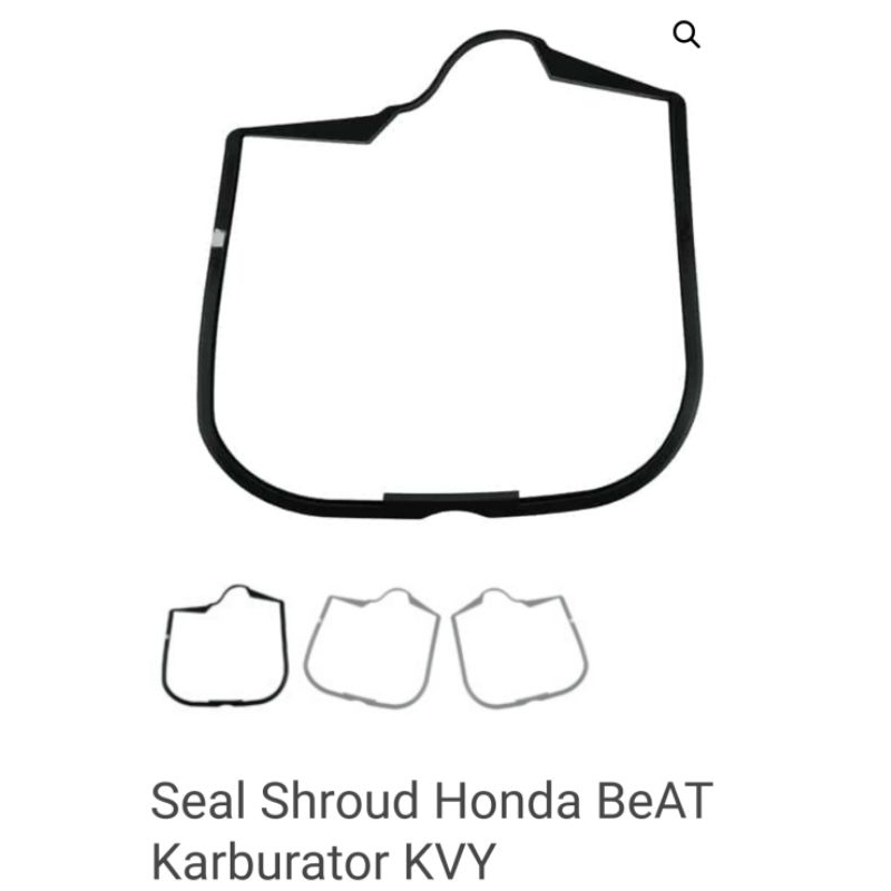 Seal Shroud Karet Tutup Mesin Honda Beat Karbu 2008-2012, Spacy Karbu 2011-2013 19625-KVY-900 Ori Ho
