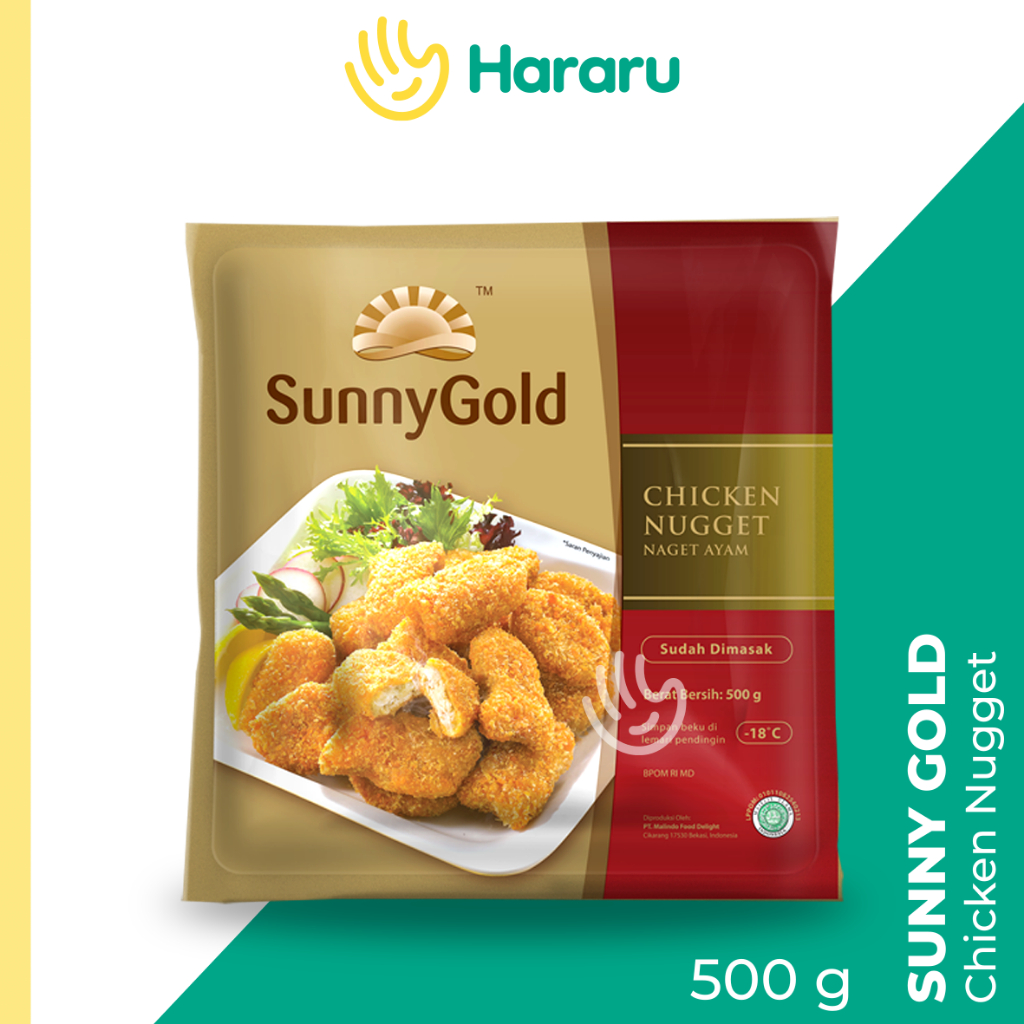 

Sunny Gold Chicken Nugget / Naget Ayam Berbumbu 500 gram