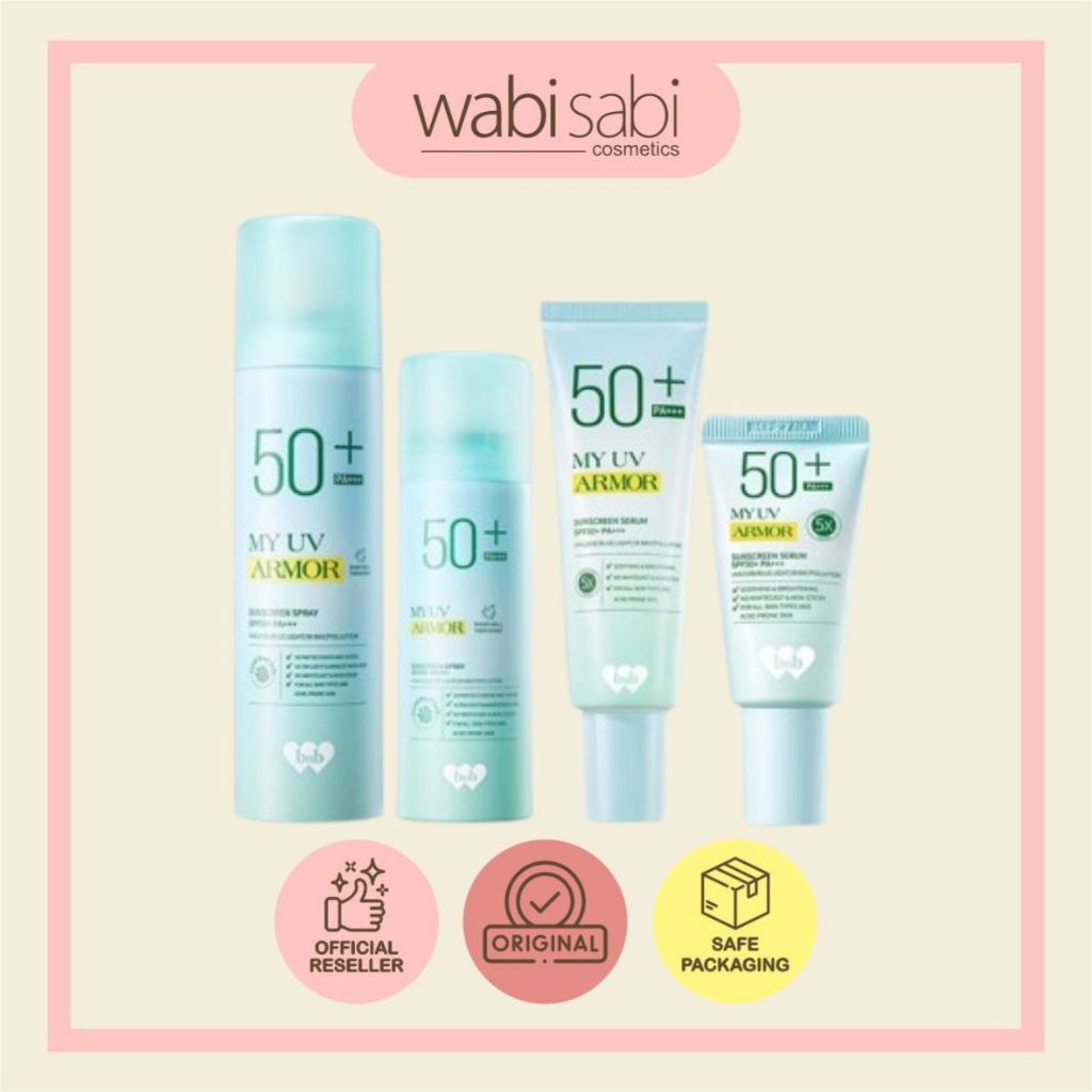 BARENBLISS - My UV Armor Sunscreen Serum SPF 50+ PA+++ | My UV Armor Sunscreen Spray SPF 50+ PA+++