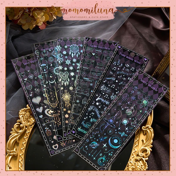 

Magical hologram sticker deco stiker hias jurnal diary diy aesthetic HB1816