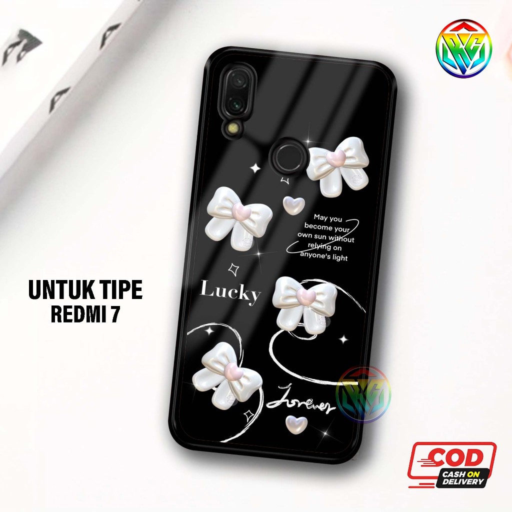 Real Case Xiomi Redmi 7 Terbaru Case kilau - New Case Glossy casing Hp Xiomi Redmi 7 [Motif PITA] - 