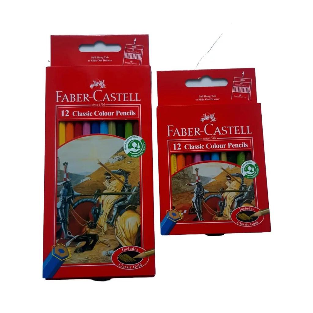 

Pensil Warna Faber-Castell 12 Classic Colour Pencils Warna Intens Tahan Lama Kualitas Terbaik