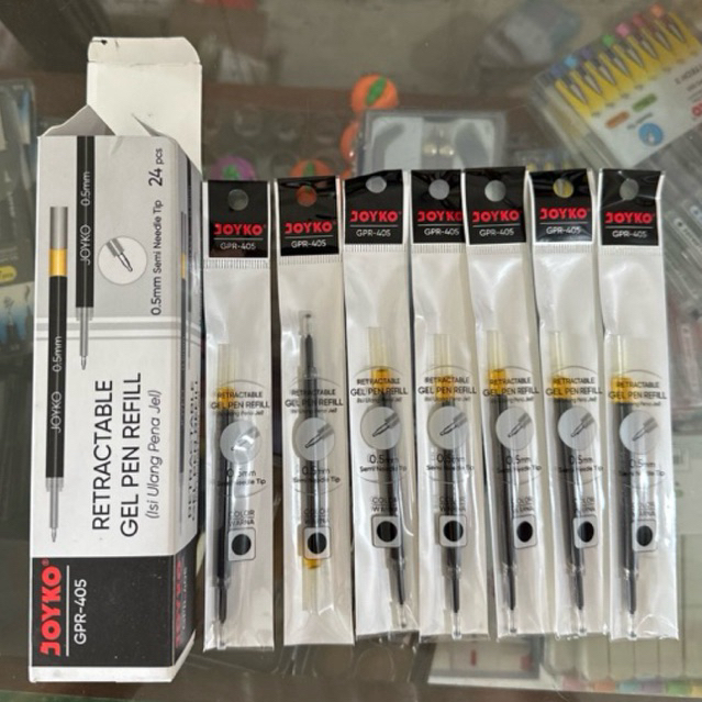 

( 1 pcs ) Gpr 405 Gel Pen Refill Retractable / Isi Ulang Pen Cetrek / Isi Pulpen Cetek Joyko Gpr-405 0.5 mm ( harga 1 pcs )