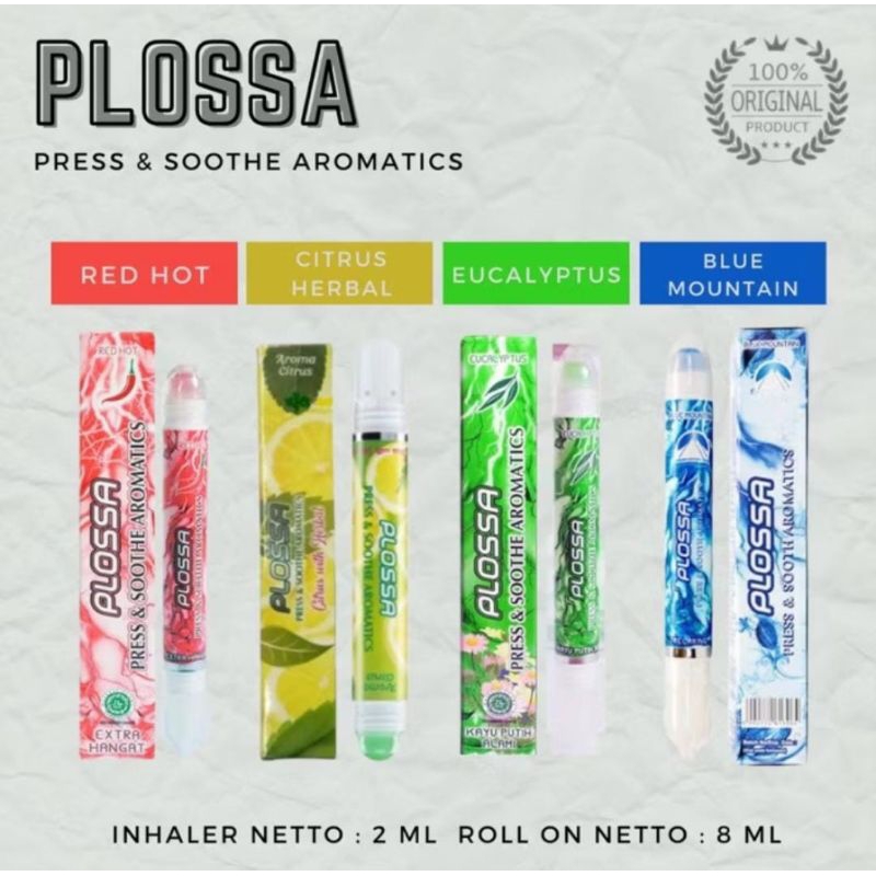 PLOSSA Aroma Terapi Minyak Angin Roll on