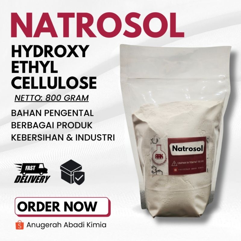 

Natrosol/ Pengental/ Hydroxyethylcellulose/ HEC 250HHBR 1 Kilogram