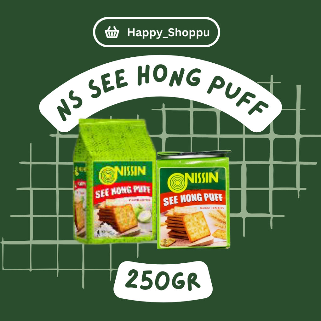 

Nissin See Hong Puff 250gr Sugar Dan Coconut