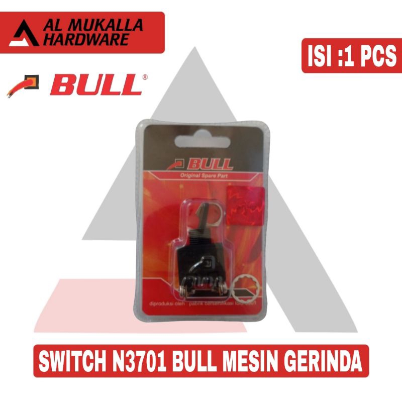 (1 Pcs) Switch N3701 BULL Mesin Potong Gerinda | Sakral Mesin Potong Gerinda