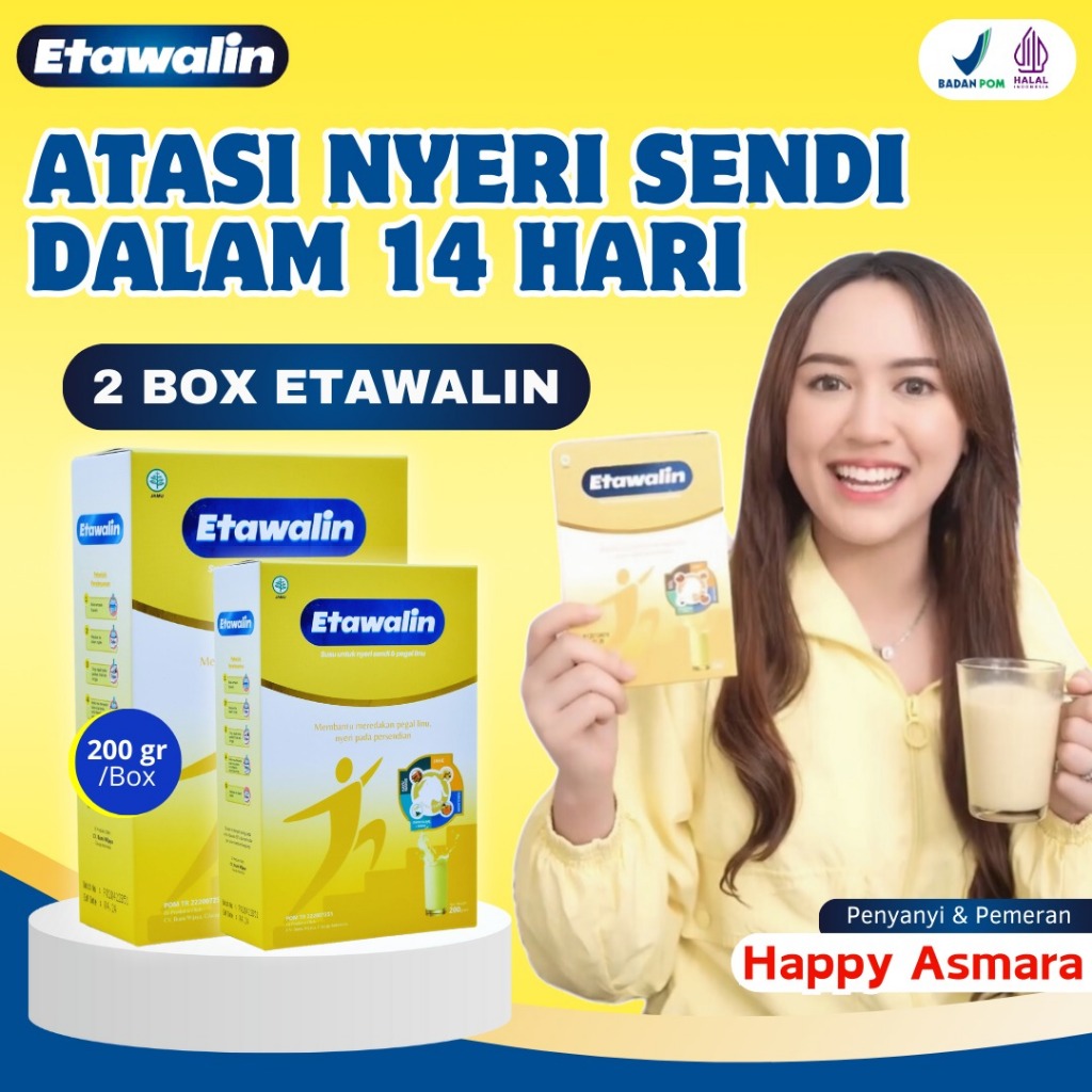 

Etawalin 2 Box Susu herbal Atasi sendi & tulang pada tubuh Etawalin Original Asli 100%