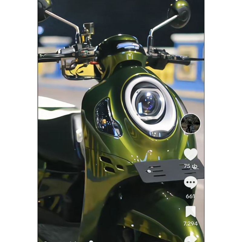 Abb Cat motor warna special olive green/ hijau mewah / cat custom / cat motor cat mobil cat