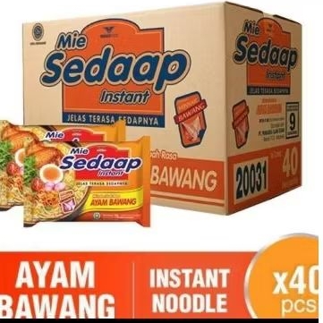 

MIE SEDAP rasa ayam bawang 40pcs/1dus