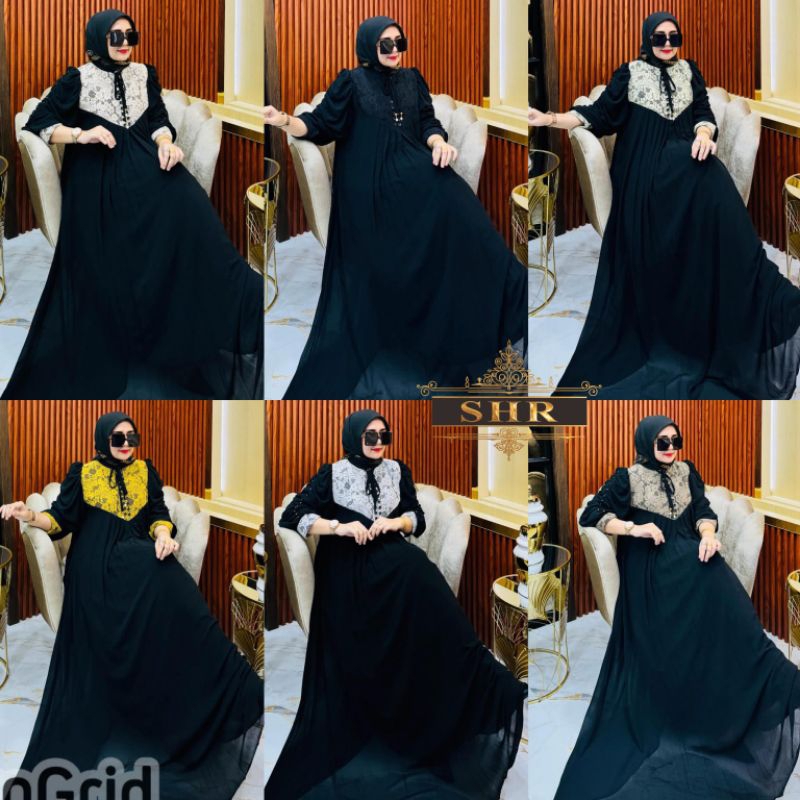 NEW MAXI DRESS CRUTY MIX BRUKAT 100% SHR