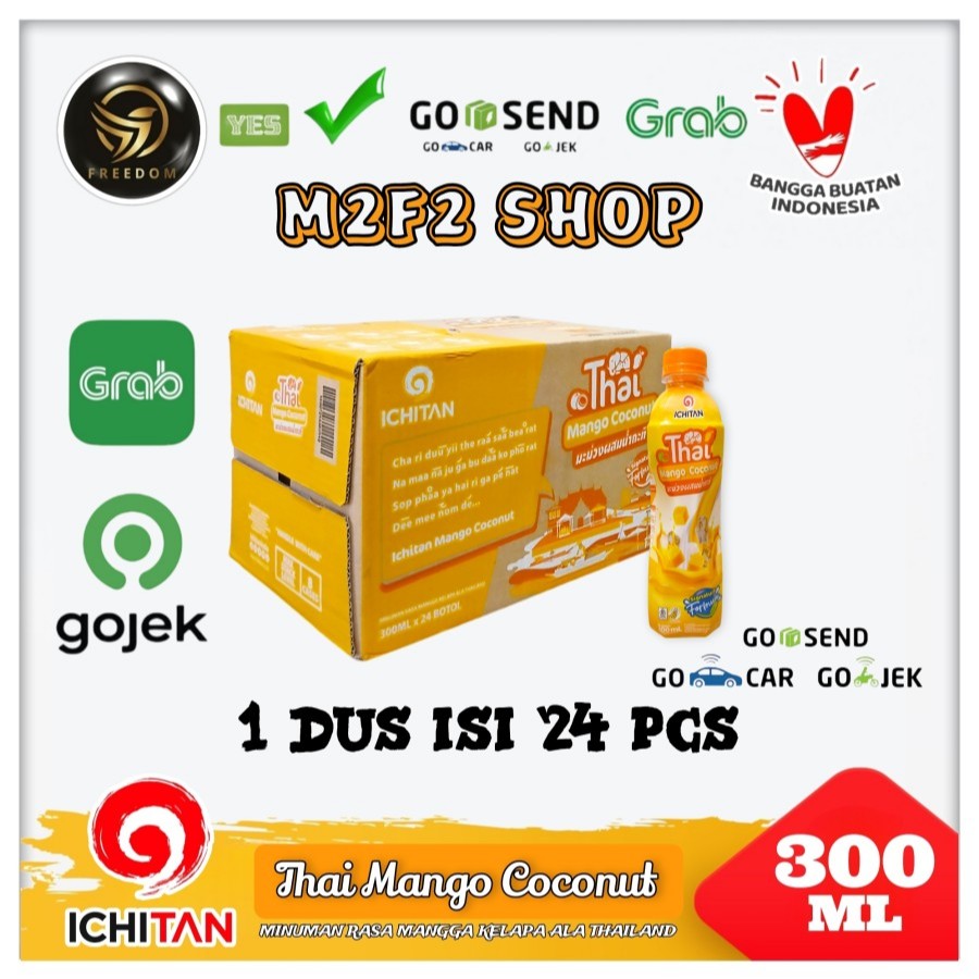 

Ay00! Ichitan Thai Milk Botol Pet Semua Rasa - 300 ml Kemasan Karton (Khusus Gojek/Grab)