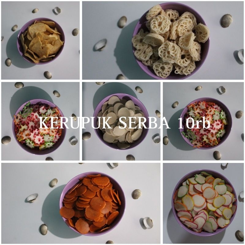 

KERUPUK SERBA 10RIBU/ KERUPUK NASI GORENG/ KERUPUK WARNA WARNI/ KERUPUK BINTANG/ KERUPUK UDANG/ KERUPUK SINGKONG/ KERUPUK INDOSARI/ KERUPUK EMPING HK/ KERUPUK EMPING TOP/ KERUPUK EMPING BULAT OREN PUTIH