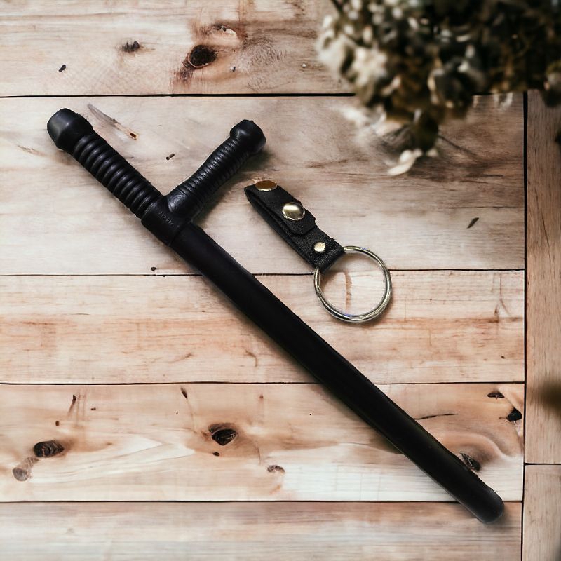 tongkat + ring besi satpam security