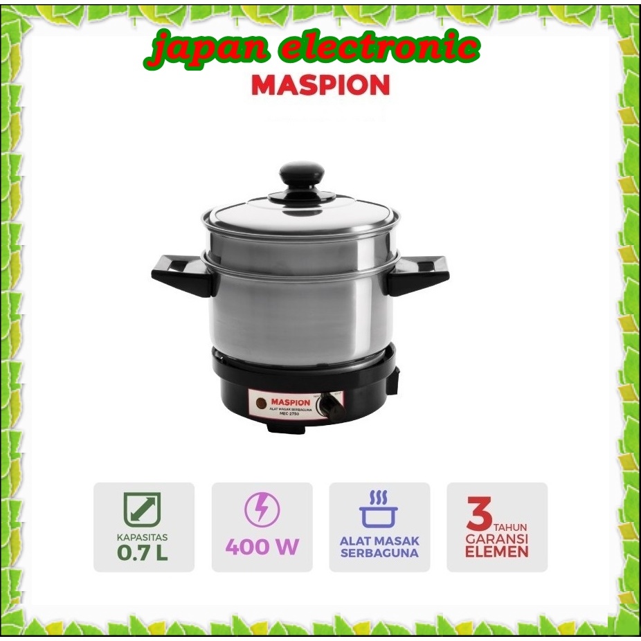 Multi Cooker Maspion MEC2750 Panci Listrik Serbaguna Maspion MEC 2750