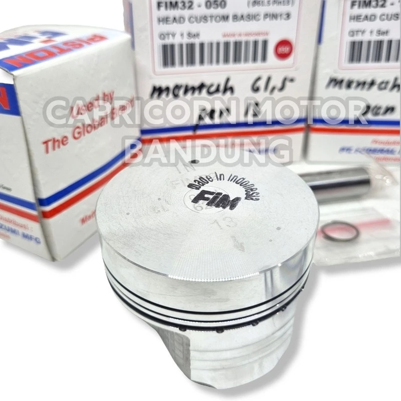FIM Piston Kit MENTAH CUSTOM 61 61.5 62 62.5 63 BIG BESAR FIM32 PEN 13 FIM IZUMI MENTAHAN
